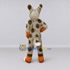 Custom Gray Brown and Orange Lynx Mascot Costume Adult Full Body Suit for Wildlife Events Custom Gray Brown and Orange Lynx Mascot Costume Adult Full Body Suit for Wildlife Events