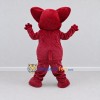Custom Burgundy and Orange Animal Character Mascot Costume Adult Full Body Suit for School Events