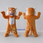 Custom Orange and White Big Cat Mascot Costume Adult Full Body Suit for Wildlife Events