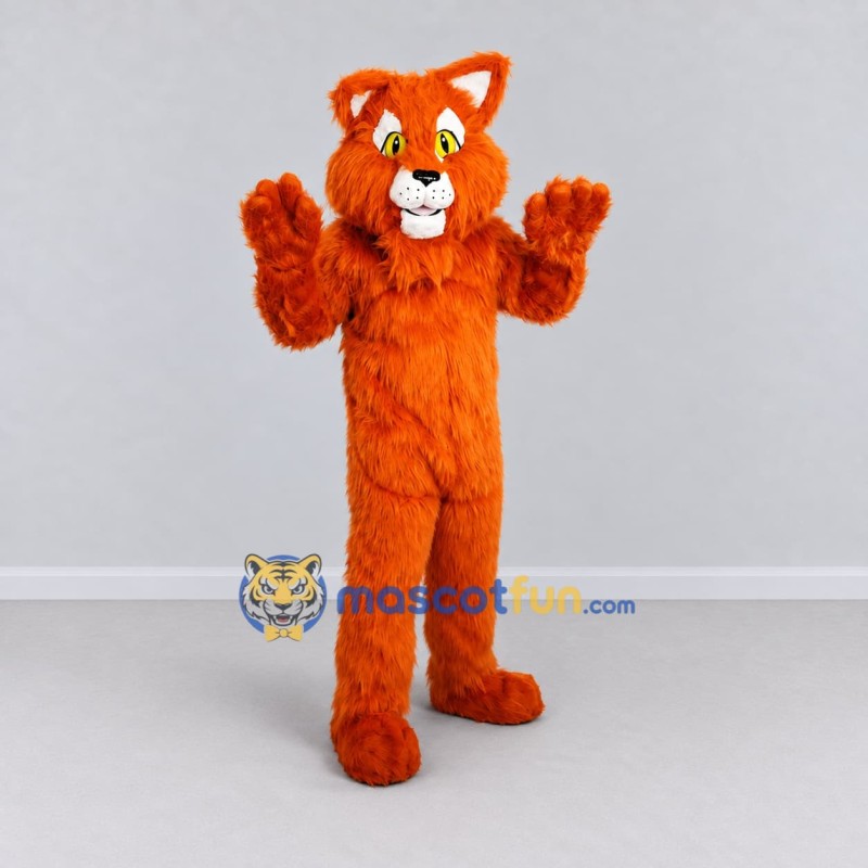 Custom Orange Cat Mascot Costume Adult Full Body Suit for Pet Events Custom Orange Cat Mascot Costume Adult Full Body Suit for Pet Events