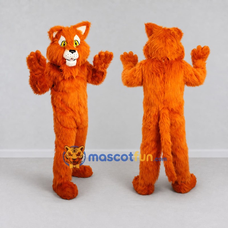 Custom Orange Cat Mascot Costume Adult Full Body Suit for Pet Events Custom Orange Cat Mascot Costume Adult Full Body Suit for Pet Events