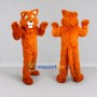Custom Orange Cat Mascot Costume Adult Full Body Suit for Pet Events