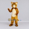 Custom Golden Brown and Cream Cat Mascot Costume Adult Full Body Suit for Pet Events