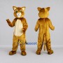 Custom Golden Brown and Cream Cat Mascot Costume Adult Full Body Suit for Pet Events