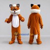 Custom Orange and White Fox Mascot Costume Adult Full Body Suit for Wildlife Events Custom Orange and White Fox Mascot Costume Adult Full Body Suit for Wildlife Events