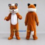 Custom Orange and White Fox Mascot Costume Adult Full Body Suit for Wildlife Events