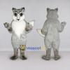 Custom Gray and White Fox Mascot Costume Adult Full Body Suit for Wildlife Events Custom Gray and White Fox Mascot Costume Adult Full Body Suit for Wildlife Events