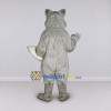 Custom Gray and White Fox Mascot Costume Adult Full Body Suit for Wildlife Events Custom Gray and White Fox Mascot Costume Adult Full Body Suit for Wildlife Events