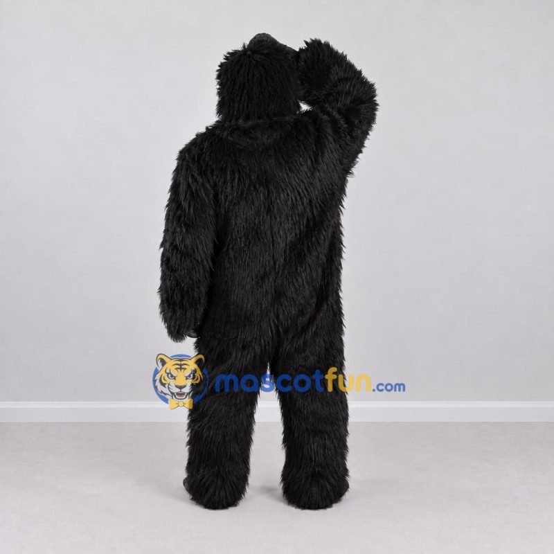 Custom Black Gorilla Mascot Costume Adult Full Body Suit for Wildlife Events