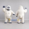 Custom White and Blue Gray Yeti Mascot Costume Adult Full Body Suit for Winter Events Custom White and Blue Gray Yeti Mascot Costume Adult Full Body Suit for Winter Events