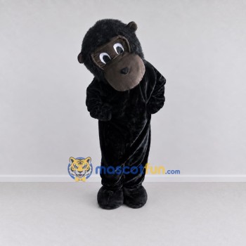 Custom Black and Brown Ape Mascot Costume Adult Full Body Suit for Wildlife Events Custom Black and Brown Ape Mascot Costume Adult Full Body Suit for Wildlife Events