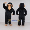 Custom Black and Tan Chimpanzee Mascot Costume Adult Full Body Suit for Wildlife Events Custom Black and Tan Chimpanzee Mascot Costume Adult Full Body Suit for Wildlife Events