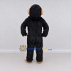 Custom Black and Tan Chimpanzee Mascot Costume Adult Full Body Suit for Wildlife Events Custom Black and Tan Chimpanzee Mascot Costume Adult Full Body Suit for Wildlife Events