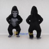 Custom Black and Gray Gorilla Mascot Costume Adult Full Body Suit for Wildlife Events Custom Black and Gray Gorilla Mascot Costume Adult Full Body Suit for Wildlife Events