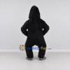 Custom Black and Gray Gorilla Mascot Costume Adult Full Body Suit for Wildlife Events Custom Black and Gray Gorilla Mascot Costume Adult Full Body Suit for Wildlife Events