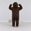 Custom Brown and Tan Monkey Mascot Costume Adult Full Body Suit for Wildlife Events Custom Brown and Tan Monkey Mascot Costume Adult Full Body Suit for Wildlife Events
