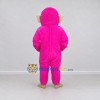 Custom Pink and Tan Chimpanzee Mascot Costume Adult Full Body Suit for School Events Custom Pink and Tan Chimpanzee Mascot Costume Adult Full Body Suit for School Events