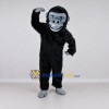 Custom Black and Gray Ape Mascot Costume Adult Full Body Suit for Wildlife Events