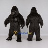 Custom Black Gorilla Mascot Costume Adult Full Body Suit for Wildlife Events Custom Black Gorilla Mascot Costume Adult Full Body Suit for Wildlife Events