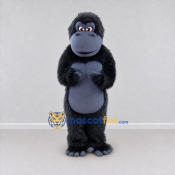 Custom Black and Blue Gray Gorilla Mascot Costume Adult Full Body Suit for School Events Custom Black and Blue Gray Gorilla Mascot Costume Adult Full Body Suit for School Events