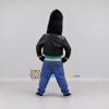 Custom Black Teal and Blue Gorilla in Jacket Mascot Costume Adult Full Body Suit for Themed Parties Custom Black Teal and Blue Gorilla in Jacket Mascot Costume Adult Full Body Suit for Themed Parties