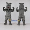 Custom Gray Bulldog Mascot Costume Adult Full Body Suit for Sports Events Custom Gray Bulldog Mascot Costume Adult Full Body Suit for Sports Events