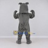 Custom Gray Bulldog Mascot Costume Adult Full Body Suit for Sports Events Custom Gray Bulldog Mascot Costume Adult Full Body Suit for Sports Events