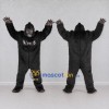 Custom Black Gorilla Mascot Costume Adult Full Body Suit for Wildlife Events Custom Black Gorilla Mascot Costume Adult Full Body Suit for Wildlife Events