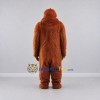 Custom Reddish Brown and Tan Orangutan Mascot Costume Adult Full Body Suit for Wildlife Events Custom Reddish Brown and Tan Orangutan Mascot Costume Adult Full Body Suit for Wildlife Events