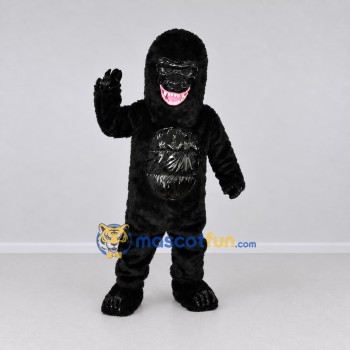 Custom Black Roaring Gorilla Mascot Costume Adult Full Body Suit for Wildlife Events Custom Black Roaring Gorilla Mascot Costume Adult Full Body Suit for Wildlife Events