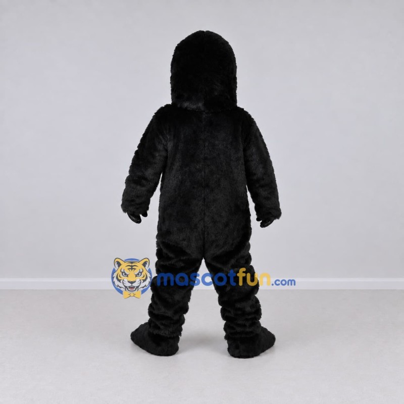 Custom Black Roaring Gorilla Mascot Costume Adult Full Body Suit for Wildlife Events Custom Black Roaring Gorilla Mascot Costume Adult Full Body Suit for Wildlife Events