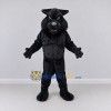 Custom Black Werewolf Mascot Costume Adult Full Body Suit for Halloween Events Custom Black Werewolf Mascot Costume Adult Full Body Suit for Halloween Events