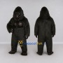 Custom Black Gorilla Mascot Costume Adult Full Body Suit for Wildlife Events