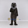 Custom Black and Gray Baboon Mascot Costume Adult Full Body Suit for Wildlife Events Custom Black and Gray Baboon Mascot Costume Adult Full Body Suit for Wildlife Events
