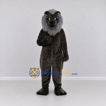 Custom Black and Gray Baboon Mascot Costume Adult Full Body Suit for Wildlife Events Custom Black and Gray Baboon Mascot Costume Adult Full Body Suit for Wildlife Events