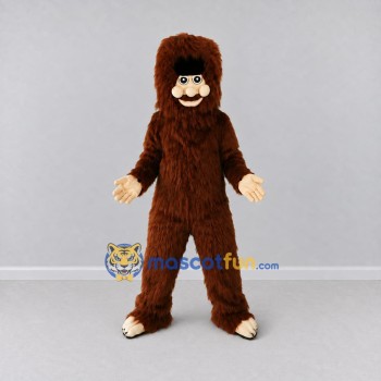 Custom Brown and Tan Bigfoot Mascot Costume Adult Full Body Suit for Themed Parties Custom Brown and Tan Bigfoot Mascot Costume Adult Full Body Suit for Themed Parties