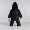 Custom Black and White Roaring Gorilla Mascot Costume Adult Full Body Suit for Wildlife Events Custom Black and White Roaring Gorilla Mascot Costume Adult Full Body Suit for Wildlife Events