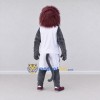 Custom Gray Brown and White Baboon in Sportswear Mascot Costume Adult Full Body Suit for Sports Events Custom Gray Brown and White Baboon in Sportswear Mascot Costume Adult Full Body Suit for Sports Events