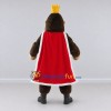 Custom Brown Red and Gold Gorilla King Mascot Costume Adult Full Body Suit for Themed Parties Custom Brown Red and Gold Gorilla King Mascot Costume Adult Full Body Suit for Themed Parties