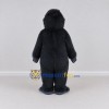 Custom Black and Blue Gray Gorilla Mascot Costume Adult Full Body Suit for School Events