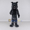 Custom Black Bulldog Mascot Costume Adult Full Body Suit for Sports Events Custom Black Bulldog Mascot Costume Adult Full Body Suit for Sports Events