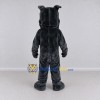 Custom Black Bulldog Mascot Costume Adult Full Body Suit for Sports Events Custom Black Bulldog Mascot Costume Adult Full Body Suit for Sports Events