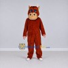 Custom Reddish Brown and Tan Bull Mascot Costume Adult Full Body Suit for Farm Events Custom Reddish Brown and Tan Bull Mascot Costume Adult Full Body Suit for Farm Events
