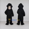 Custom Black and Tan Gorilla Mascot Costume Adult Full Body Suit for Wildlife Events Custom Black and Tan Gorilla Mascot Costume Adult Full Body Suit for Wildlife Events