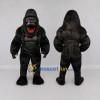 Custom Black Roaring Gorilla Mascot Costume Adult Full Body Suit for Wildlife Events