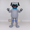 Custom Gray and Black Pug Dog Mascot Costume Adult Full Body Suit for Pet Events