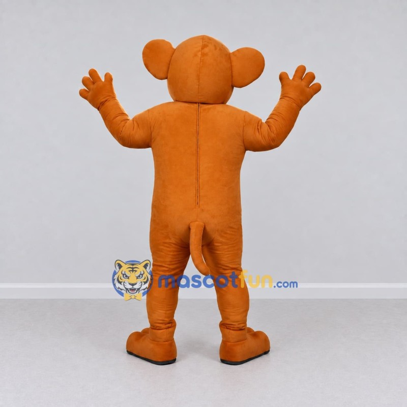 Custom Orange and White Big Cat Cub Mascot Costume Adult Full Body Suit for School Events Custom Orange and White Big Cat Cub Mascot Costume Adult Full Body Suit for School Events