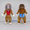 Custom Brown Blue and Red Baboon Mascot Costume Adult Full Body Suit for Wildlife Events