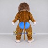 Custom Brown Blue and Red Baboon Mascot Costume Adult Full Body Suit for Wildlife Events