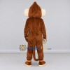 Custom Brown and Cream Monkey Mascot Costume Adult Full Body Suit for School Events Custom Brown and Cream Monkey Mascot Costume Adult Full Body Suit for School Events